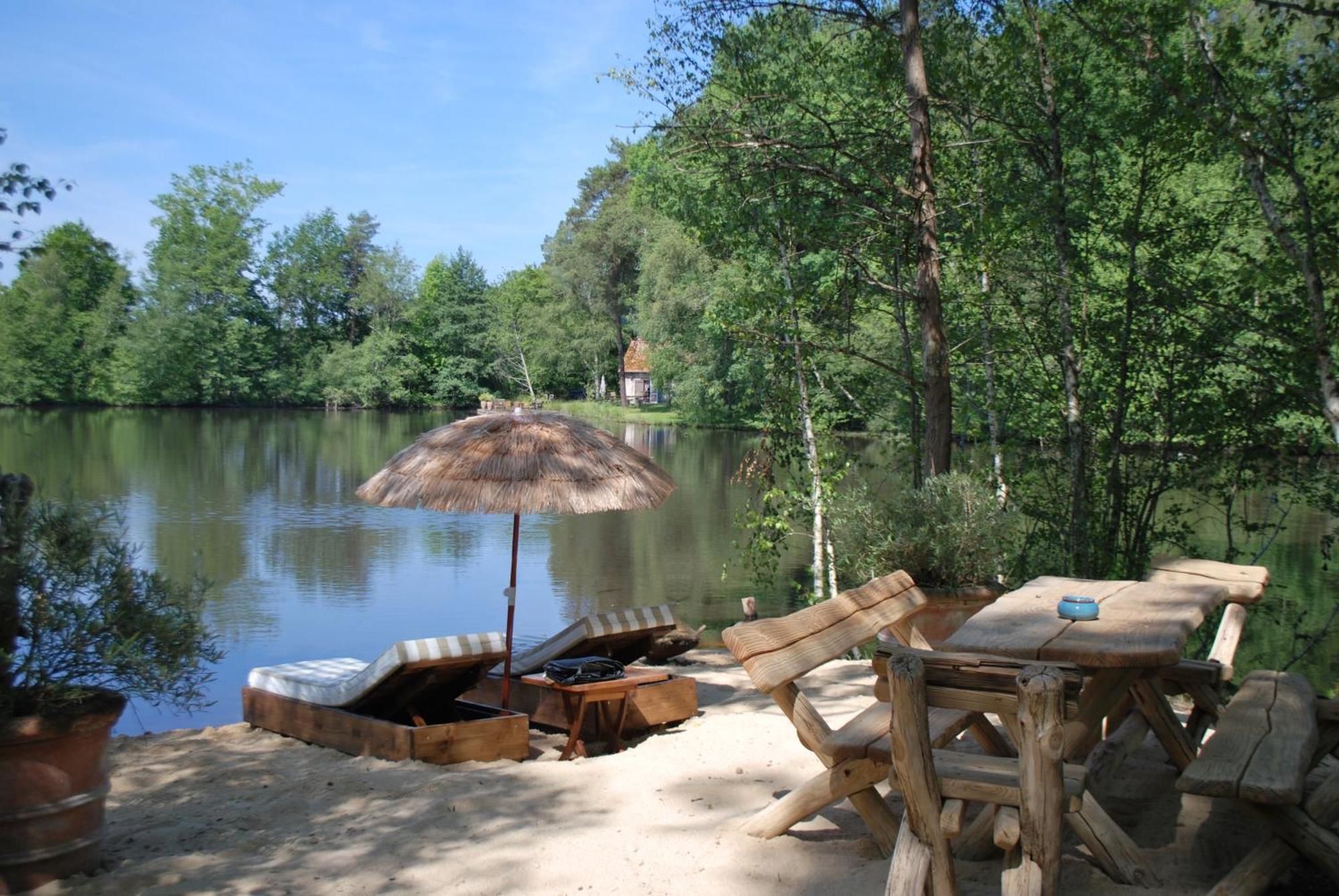Paradis Perdu En Sologne Avec Plage Privee Villeny Exterior foto